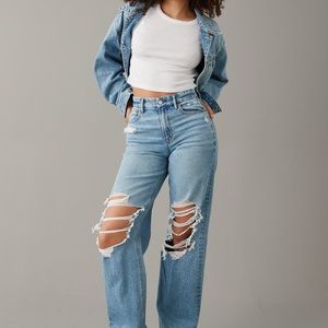 Curvy Super High Rise Baggy Jeans